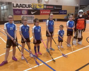 Meie väikesed Jäneda saalihokkarid käisid U-12 EMV